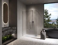 ALLUVION Imperium Seitenwand Alleinstehend 120,1-180 X 200,1-240 Cm -Grohe Duschen Geschaft alluvion imperium duschabtrennungen seitenwand alleinstehend 120 11601390