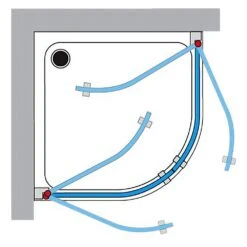 Breuer ELANA 6 Runddusche RD4 80 X 80 X 200 Cm -Grohe Duschen Geschaft breuer serie elana rund halbrundduschen rd4 2076206