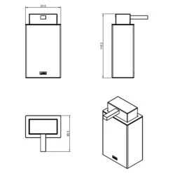 COSMIC Bath Life Seifenspender Standmodell -Grohe Duschen Geschaft cosmic bath life seifenspender standmodell 5027438