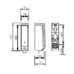 CWS ParadiseLine Stainless Steel Seifenschaumspender Foam Universal -Grohe Duschen Geschaft cws seifenspender paradiseline stainless steel seifenschaumspender 6211774