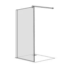 DUSCHOLUX Allegra Walk-In Duschwand, Anschlag Links Mit Traverse, 160 X 200 Cm -Grohe Duschen Geschaft duscholux duschwaende allegra walk in duschwand 5995639