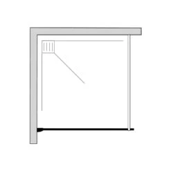 DUSCHOLUX Allegra Walk-In Duschwand, Anschlag Links Mit Traverse, 160 X 200 Cm -Grohe Duschen Geschaft duscholux duschwaende allegra walk in duschwand 5996482