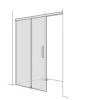 DUSCHOLUX Bella Vita 3 Plus Schiebetür 2-teilig Maßanfertigung Bis 200 X 210 Cm Für Walk-In, Anschlag Links -Grohe Duschen Geschaft duscholux duschwaende bella vita 3 plus 6086557