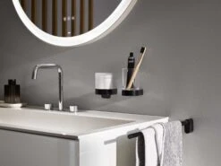 Emco Flow Black Seifenspender Mit Stülpbecher