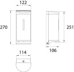 Emco System 2 Sensorspender Für Flüssigseife/Desinfektionsgel