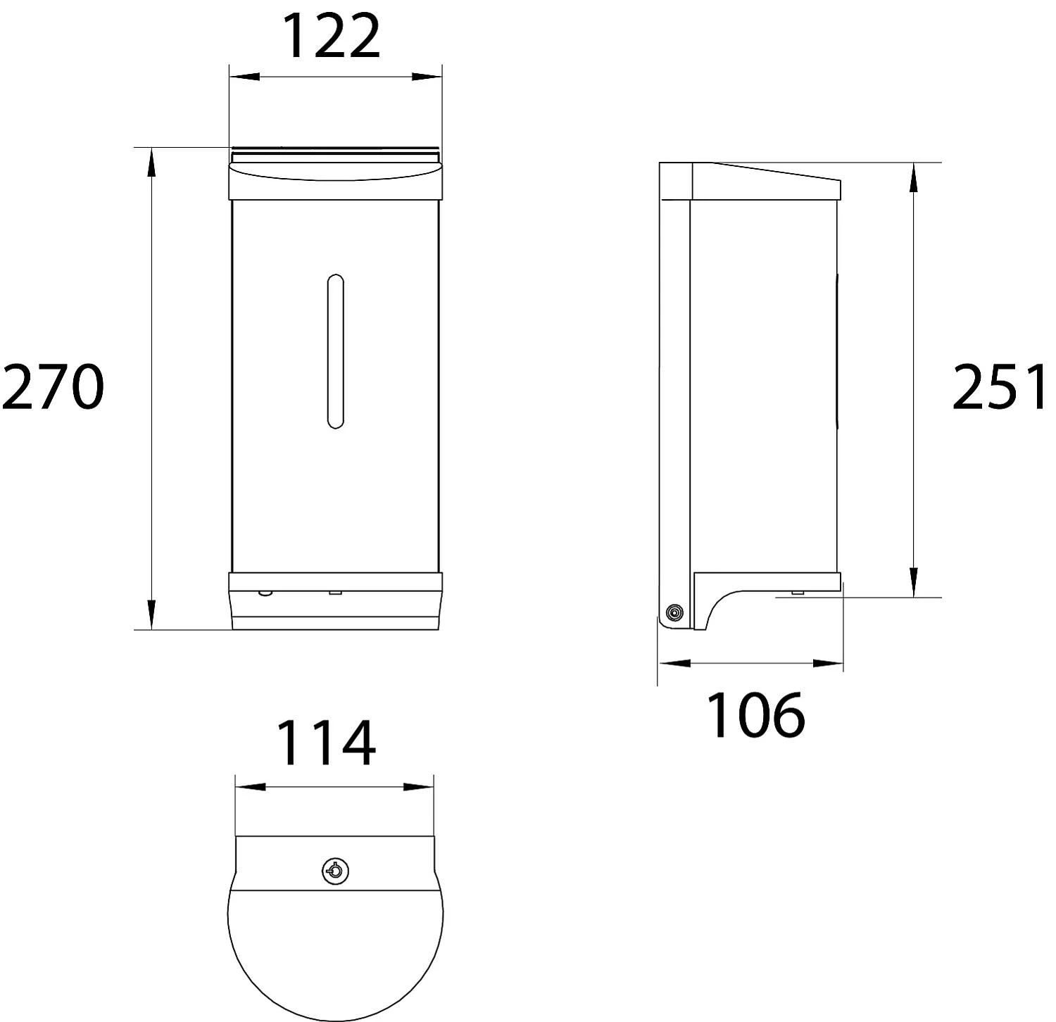 Emco System 2 Sensorspender Für Flüssigseife/Desinfektionsgel 3 Emco System 2 Sensorspender Für Flüssigseife/Desinfektionsgel