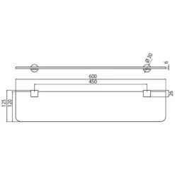 Emco Rondo2 Ablage 60 Cm
