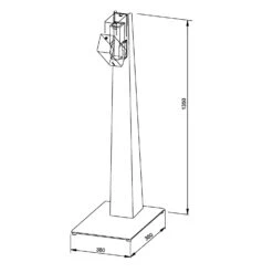 EWAR P-Linie Hygienestation Standmodell