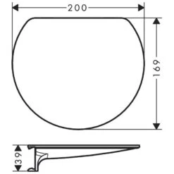 Hansgrohe WallStoris Ablage -Grohe Duschen Geschaft hansgrohe bad accessoires wallstoris ablage 5928829