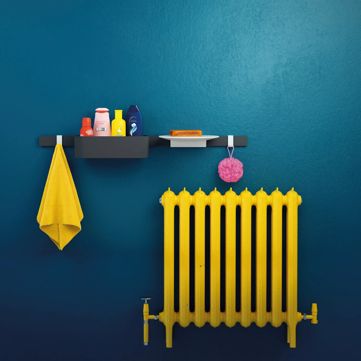 Hansgrohe WallStoris Wandstange 50 Cm 4 Hansgrohe WallStoris Wandstange 50 Cm – Bild 2