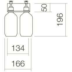 Alape Assist Duschablage Inkl. 2 Lotionspender AS.134.LO2 -Grohe Duschen Geschaft hersteller alape zubehoer duschablage as 134 3628457