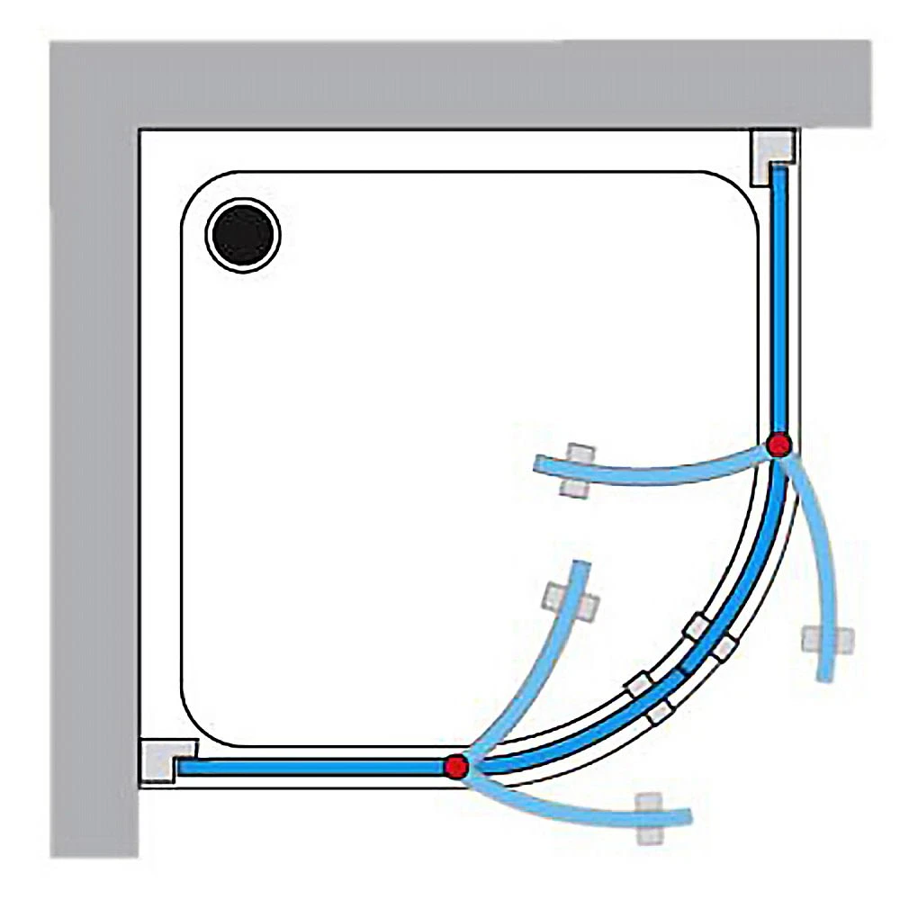 Breuer ELANA 6 Runddusche RD4 100 X 90 X 200 Cm Radius 55 Cm 5 Breuer ELANA 6 Runddusche RD4 100 X 90 X 200 Cm Radius 55 Cm – Bild 3