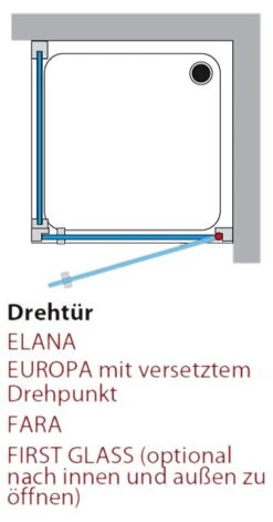 Breuer FIRST GLASS Drehtür Mit Seitenwand Links 7 Breuer FIRST GLASS Drehtür Mit Seitenwand Links -Grohe Duschen Geschaft hersteller breuer first glass eckeinstiege drehtuer 375176