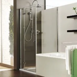 Breuer Panorama Badewannenseitenwand Für Drehtür Mit Festteil, 75 Cm