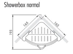 DUSCHOLUX Showerbox Normal Mit 2 Schiebeelementen