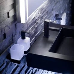 Emco Loft Black Glashalter Mit Kristallglas