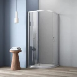 Geo Maw Flex Runddusche Mit Schiebetür, 90 X 90 Cm, R 50 Cm -Grohe Duschen Geschaft hersteller geo maw flex rundduschen mit 3782429