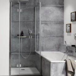 HSK Aperto Verkürzte Seitenwand Für Drehtür Pendelbar, 75 Cm