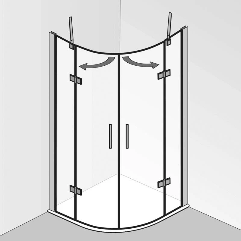 HSK Atelier Plan Runddusche 4-teilig 120 X 90 L Cm 6 HSK Atelier Plan Runddusche 4-teilig 120 X 90 L Cm – Bild 4