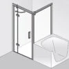 HSK Atelier Plan Verkürzte Seitenwand Für Drehtür Und Drehfalttür 80 Cm -Grohe Duschen Geschaft hersteller hsk duschkabinen atelier plan seitenwand 1726654