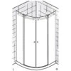 HSK Atelier Plan Schiebetür Classic Runddusche 4-teilig 120 X 90 X 200 Cm -Grohe Duschen Geschaft hersteller hsk duschkabinen atelier rundduschen gleittuer 734618