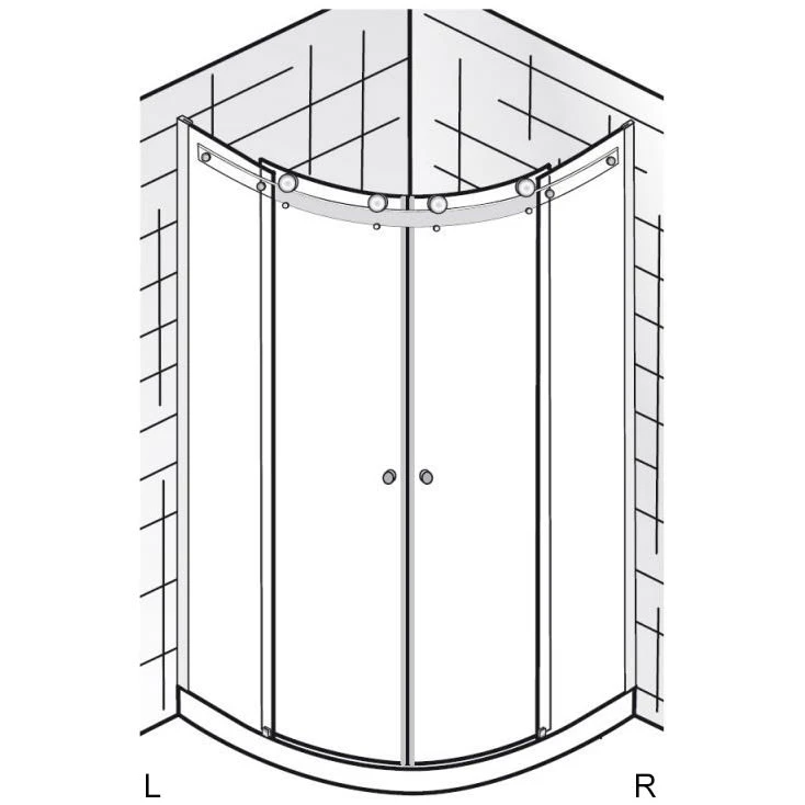 HSK Atelier Plan Schiebetür Classic Runddusche 4-teilig 120 X 90 X 200 Cm 3 HSK Atelier Plan Schiebetür Classic Runddusche 4-teilig 120 X 90 X 200 Cm