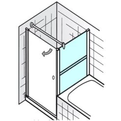 HSK Exklusiv Seitenwand Verkürzt 90 X 175 Cm
