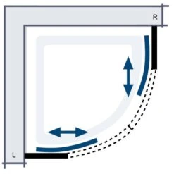 HSK Favorit Gleittür Runddusche 90 X 90 Cm, Radius 50 Cm -Grohe Duschen Geschaft hersteller hsk duschkabinen favorit nova rundduschen 734626