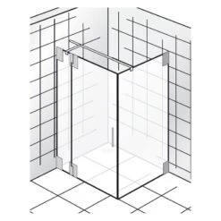 HSK K2 Drehtür An Nebenteil + Seitenwand Türanschlag Links -Grohe Duschen Geschaft hersteller hsk duschkabinen k2 tuer seitenwand 1184500
