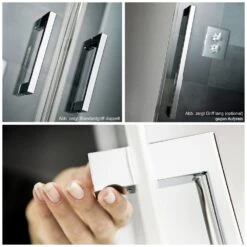 HSK K2 Drehtür, Nebenteil + Seitenwand Türanschlag Rechts