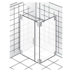HSK K2 Drehtür, Nebenteil + Seitenwand Türanschlag Links -Grohe Duschen Geschaft hersteller hsk duschkabinen k2 tuer seitenwand 577758