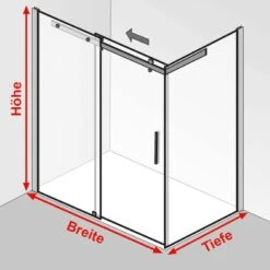 HSK Premium Softcube Gleittür 2-teilig 120 Cm Mit Seitenwand 90 Cm Rechts -Grohe Duschen Geschaft hersteller hsk duschkabinen premium softcube gleittuer 8725859