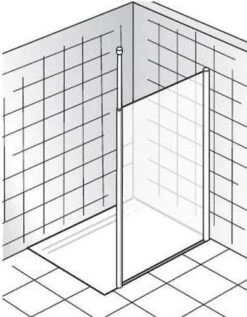 HSK Walk In Easy Comfort 1 Frontelement 140 Cm, Anschlag Rechts