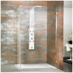 HSK Walk In Lavida 1 Glaselement, 1 Bewegliches Seitenteil, Anschlag Rechts