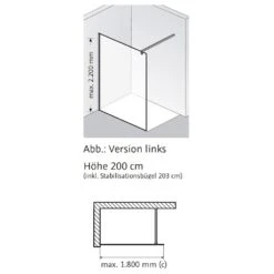 HSK Walk-In Pro Frontelement 1-teilig 120 Cm -Grohe Duschen Geschaft hersteller hsk duschkabinen walk pro frontelement 1117180