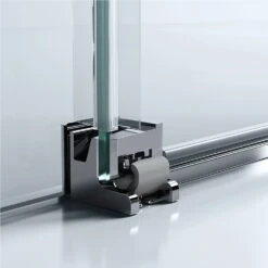 HÜPPE Classics 2 Gleittür 1/4 Kreis Mit Festteilen 100/100 X 200 Cm, R= 55 Cm, Glas Mit Anti-Plaque 10 HÜPPE Classics 2 Gleittür 1/4 Kreis Mit Festteilen 100/100 X 200 Cm, R= 55 Cm, Glas Mit Anti-Plaque -Grohe Duschen Geschaft hersteller hueppe classics 2 gleittuer 1 10727861