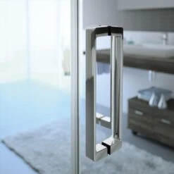 HÜPPE Classics 2 EasyEntry 1/4 Kreis Gleittür 80/80 X 200 Cm, R= 50 Cm, Glas Mit Anti-Plaque