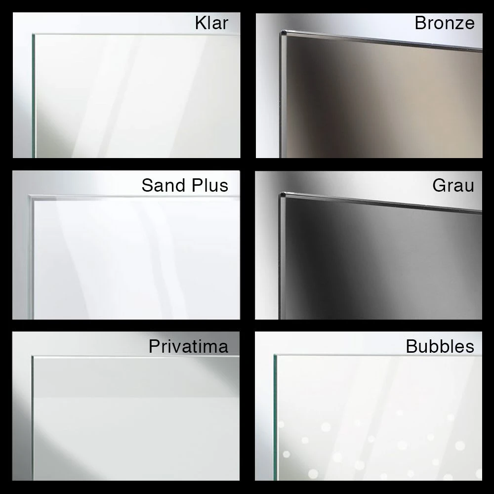HÜPPE Design Pure 4-Eck Walk-In Seitenwand 120 Cm, Mit Querstrebe, Glas 6 Mm Ohne Anti-Plaque 6 HÜPPE Design Pure 4-Eck Walk-In Seitenwand 120 Cm, Mit Querstrebe, Glas 6 Mm Ohne Anti-Plaque – Bild 4
