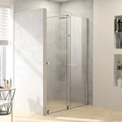 HÜPPE Xtensa Pure Walk-In Gleittür Mit Festem Segment 140 Cm, Anschlag Rechts -Grohe Duschen Geschaft hersteller hueppe walk xtensa pure 6650878