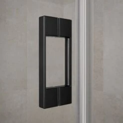 Kermi Dark Edition LIGA Viertelkreis Doppel-Drehtür 80 X 200 Cm