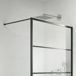 Kermi Dark Edition WALK-IN XD Print 90 X 200 Cm