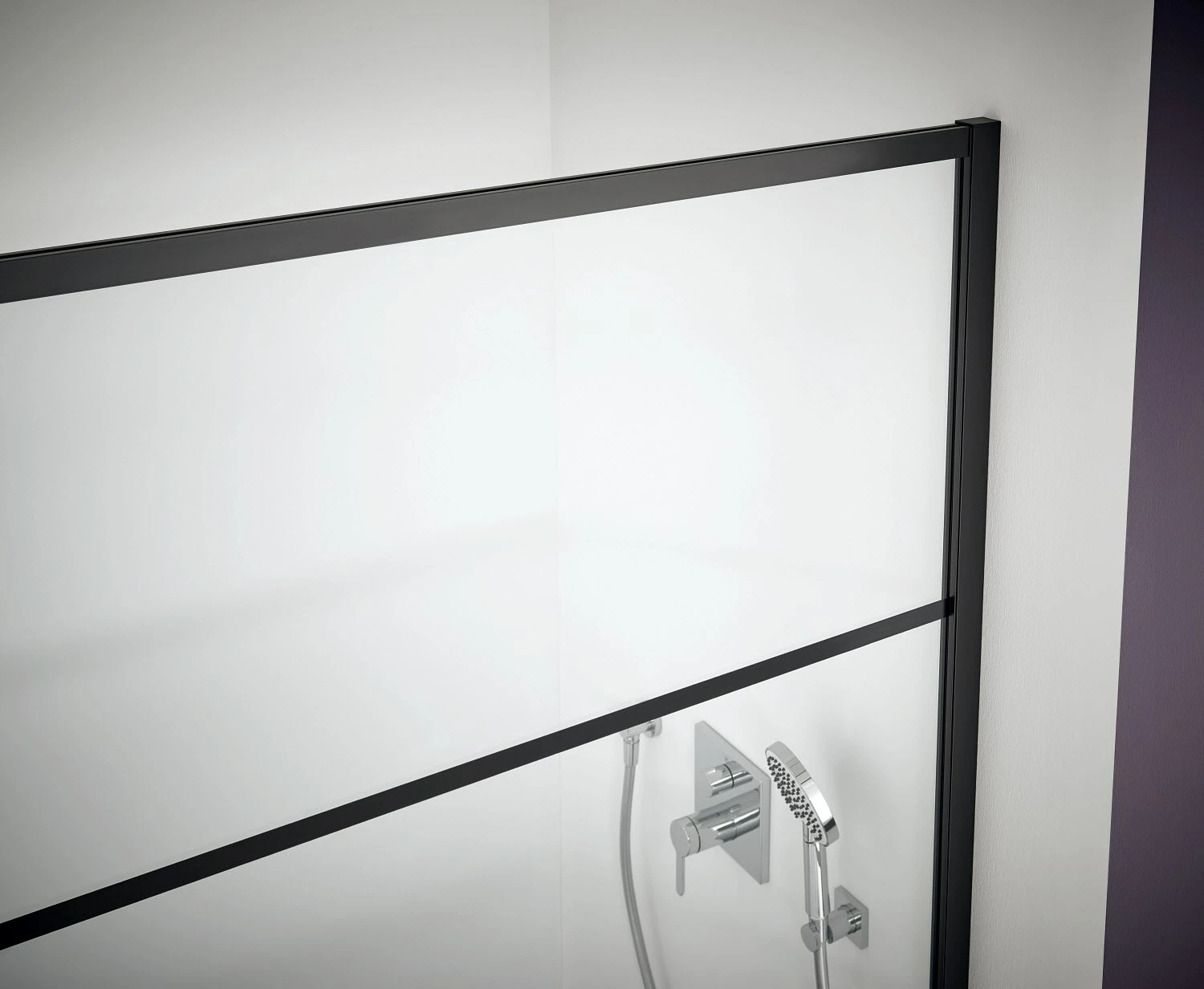 Kermi Dark Edition WALK-IN XD Print 90 X 200 Cm 4 Kermi Dark Edition WALK-IN XD Print 90 X 200 Cm – Bild 2