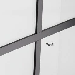 Kermi Dark Edition WALK-IN XD Profil 140 X 200 Cm -Grohe Duschen Geschaft hersteller kermi duschkabinen dark edition walk 3023480