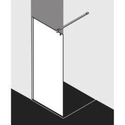 Kermi Dark Edition WALK-IN XB 160 X 200 Cm, Inkl. Stabilisierung Eckig -Grohe Duschen Geschaft hersteller kermi duschkabinen dark edition walk 3023792