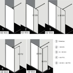 Kermi Walk-In XB Wall WIA 110 Cm -Grohe Duschen Geschaft hersteller kermi duschkabinen serie walk xb 2131759