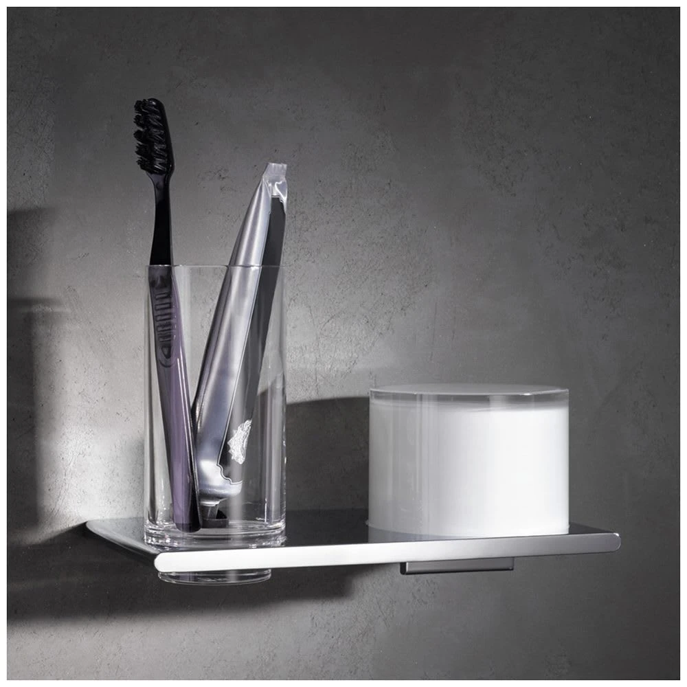 Keuco Edition 400 Doppelhalter Glas Und Lotionsspender 4 Keuco Edition 400 Doppelhalter Glas Und Lotionsspender – Bild 2