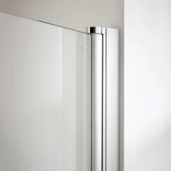 Koralle TwiggyPlus Viertelkreisdusche Mit Pendeltür Und Festelement 100 X 185 Cm, Radius 52