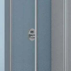 Koralle TwiggyTop VKPTT Pendeltür 2-teilig Mit Festteilen, 100 X 185 Cm, Radius 50 Cm