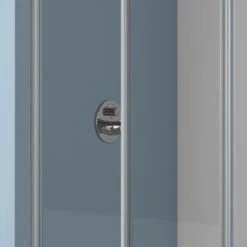 Koralle TwiggyTop VKSTT Schiebetür 2-teilig Mit Festteilen, 90 X 185 Cm, Radius 50 Cm