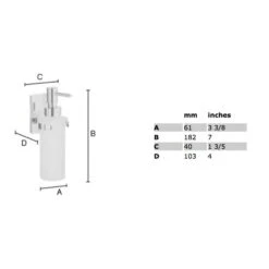 Pool Seifenspender, Für Wandmontage
